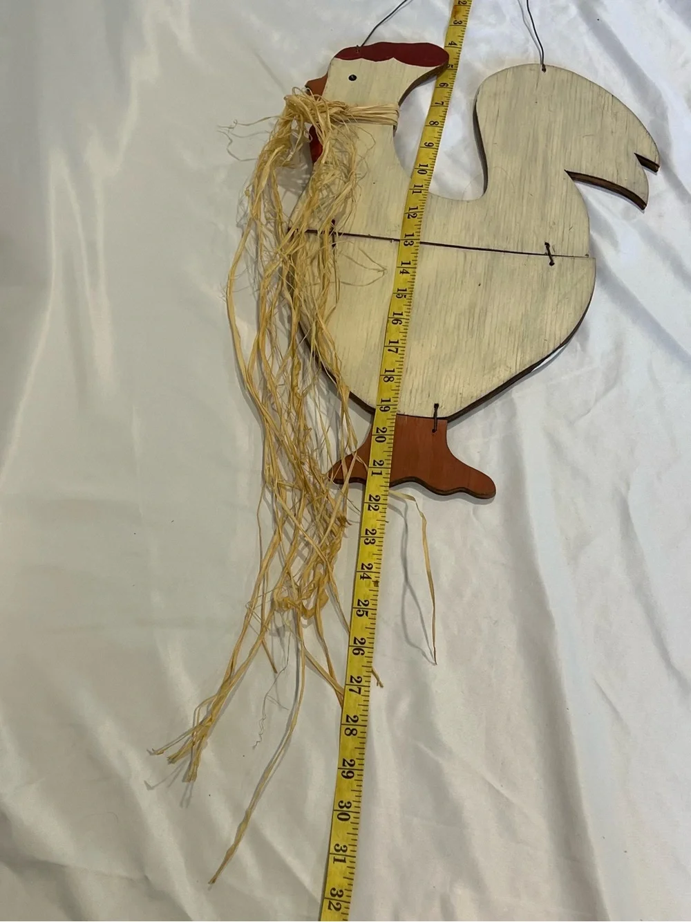 Vintage Rustic Wooden Rooster Wall Decor